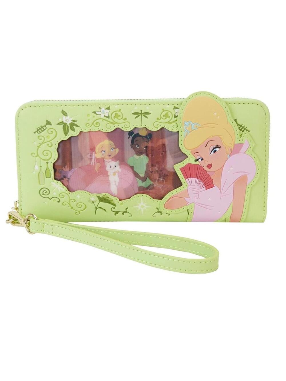 Princess and the Frog Tiana Lenticular Zip-Around Wristlet Wallet